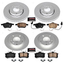 PowerStop Genuine Geomet Coated Rotor and Carbon-Fiber Ceramic Brake Pad Kit
