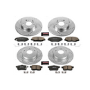 PowerStop Z23 Daily Driver Carbon-Fiber Ceramic Brake Pad and Drilled & Slotted