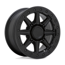 15X7 Black Rhino Powersports Webb UTV Beadlock Black 4X110 ET51 Wheel Rim