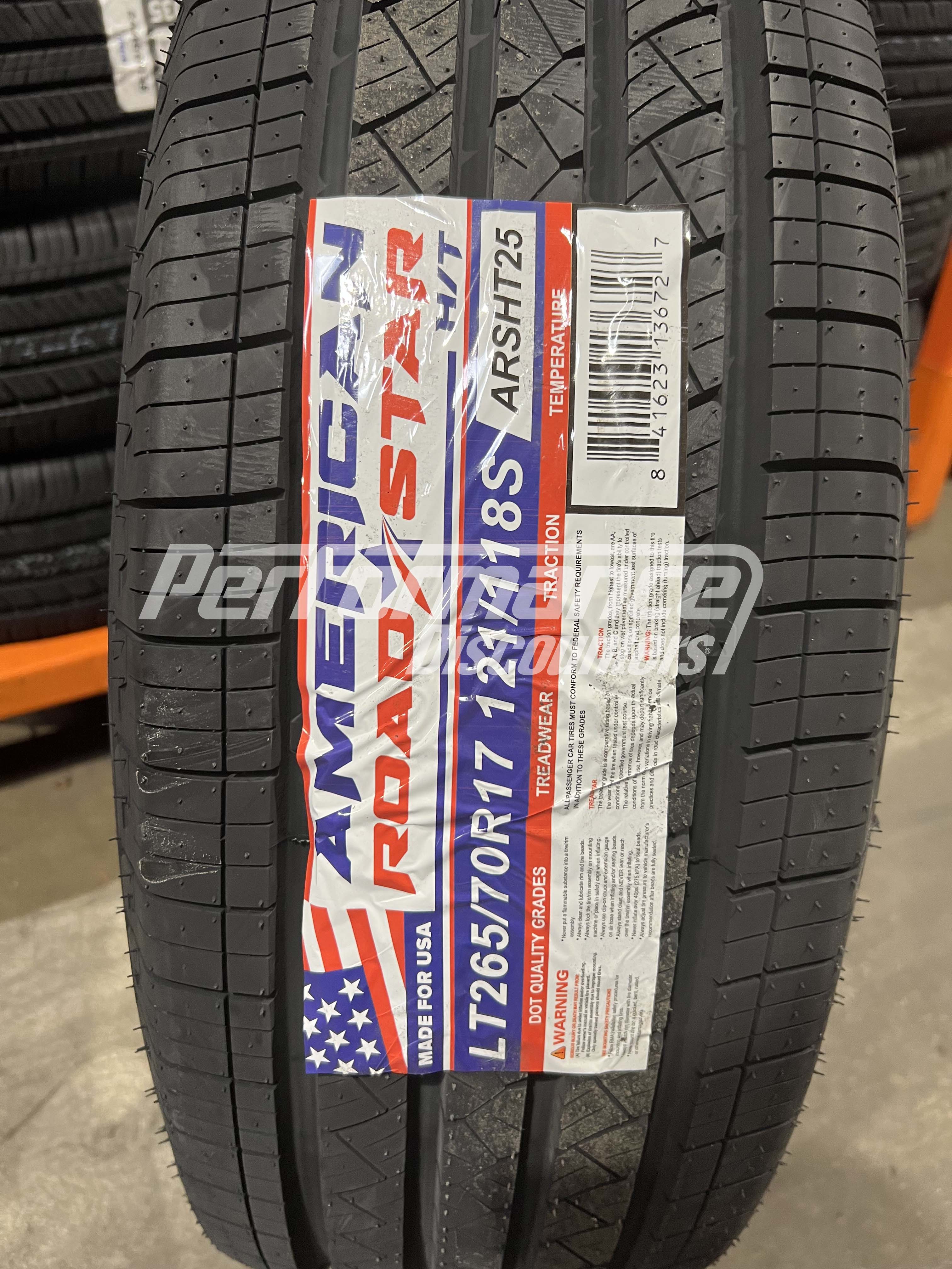 American Roadstar H/T Tire(s) 265/70R17 121S LRE BSW 265 70 17 2657017