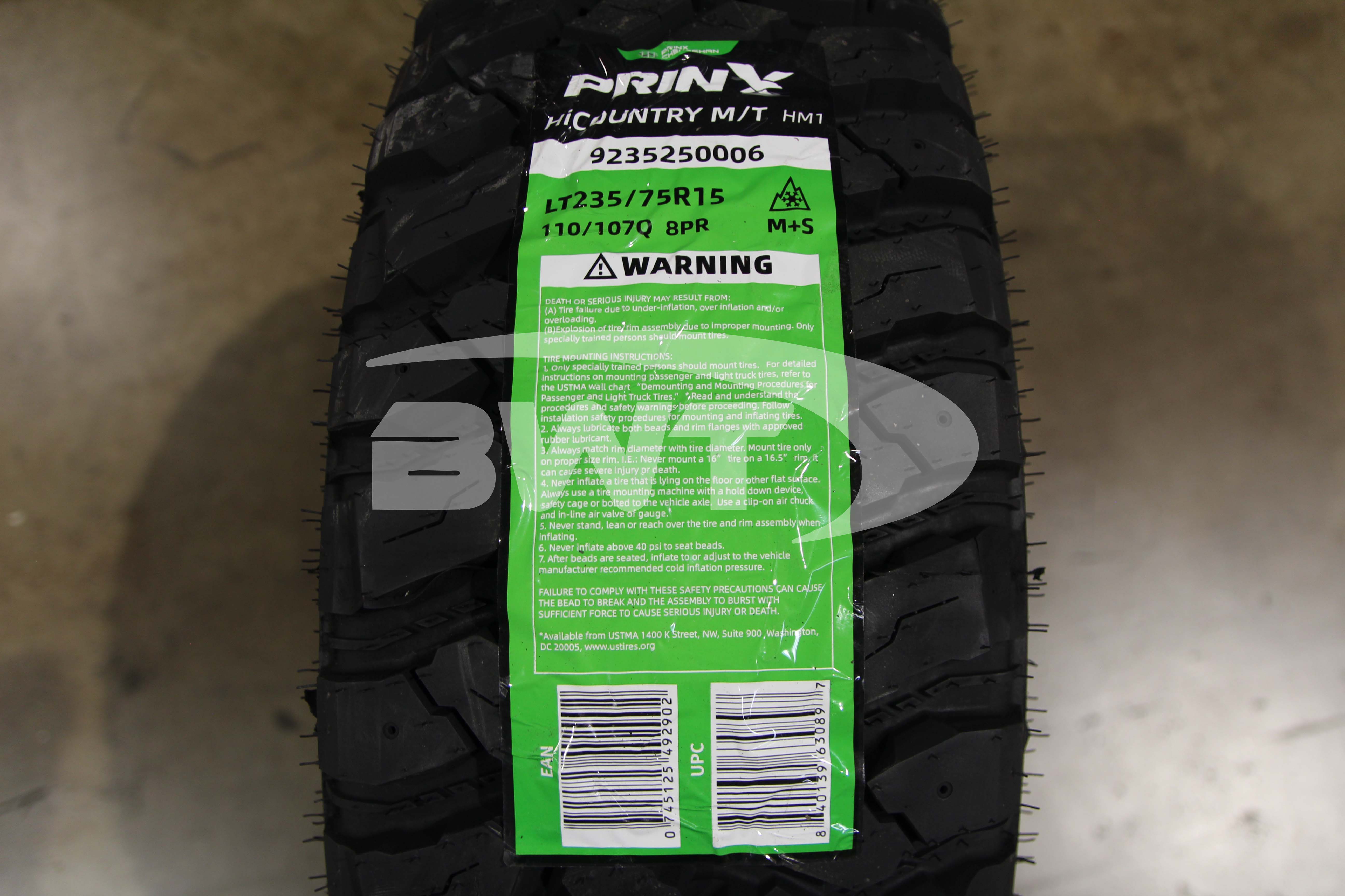 Prinx HI COUNTRY HM1  Mud Tire(s) LT235/75R15 110Q D/8 BSW 2357515