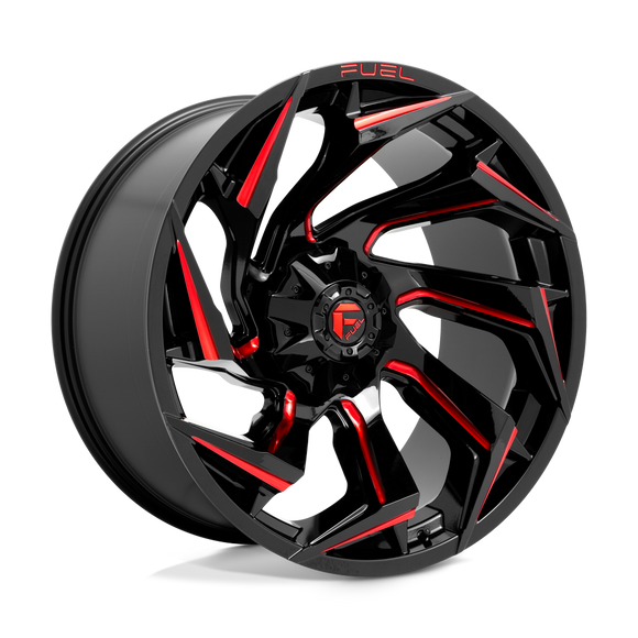 24X12 Fuel D755 REACTION Gloss Black-MIL-RTTC 8X170 ET-44 wheel/rim
