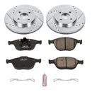 PowerStop Z23 Daily Driver Carbon-Fiber Ceramic Brake Pad and Drilled & Slotted