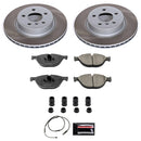 PowerStop Semi-Coated Rotor and Low-Dust Ceramic Brake Pad Kit
