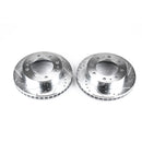 PowerStop Evolution Drilled Slotted Rotors Pair Front For Chevy Silverado 3500