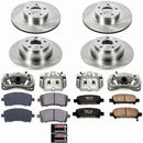 PowerStop OE Stock Replacement Low-Dust Ceramic Brake Pad, Rotor and Caliper Kit