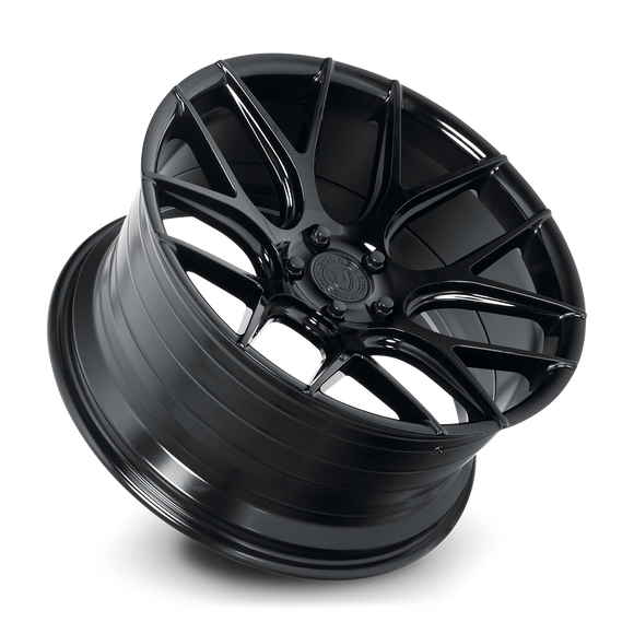 18x8.5 Dolce Performance MONZA Gloss Black Wheel 5x112 ET35 CB66.56