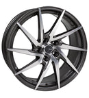 18X8 Enkei PW10 Wheel/Rim Gunmetal Machined 5x114.3 ET50 18-8 5-114.3 Each