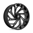 18X7 Fuel UTV D753 REACTION Gloss Black Milled 4X137 ET13 wheel/rim