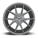 18x8 Niche Misano Matte Gunmetal Wheel/Rim 5x114.3 5-114.3 18-8
