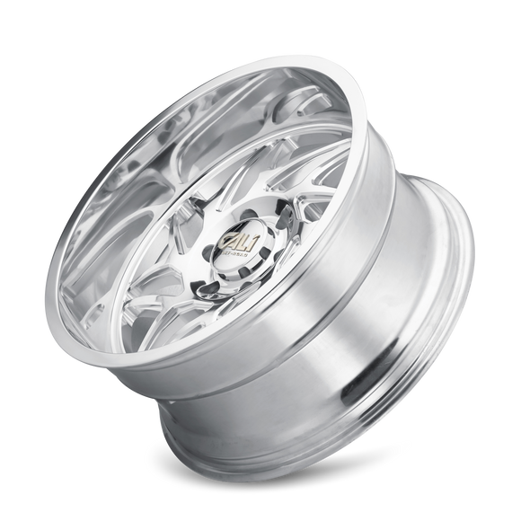 20x12 Cali Off-Road 9112 Gemini Polished 6x139.7 6x5.5 ET-51 Wheel Rim