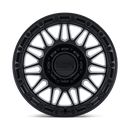 18x9 KMC KM555 Attack Matte Black 8x170 ET0 CB125.1 Wheel Rim