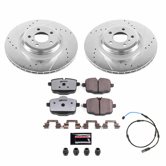 PowerStop Z26 Street Performance Ceramic Brake Pad and Drilled & Slotted Rotor K