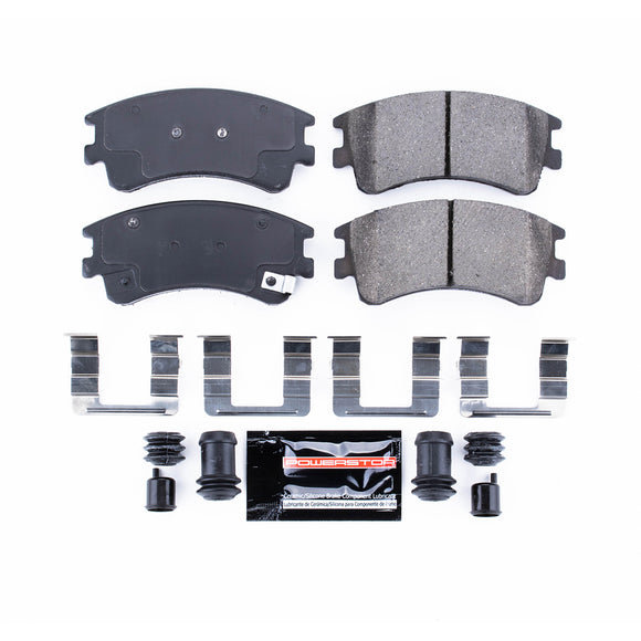 PowerStop Z23 Evolution Sport Carbon-Fiber Brake Pads With Hardware