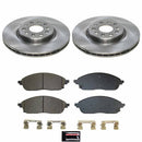 OE Stock Replacement Low-Dust Ceramic Brake Pad and Rotor Kit
