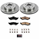 PowerStop OE Stock Replacement Low-Dust Ceramic Brake Pad and Rotor Kit