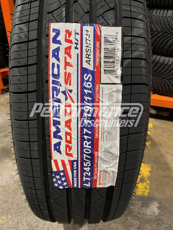 245/70R17 American Roadstar H/T 119S BSW E 245 70 17 2457017