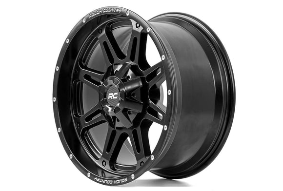 Rough Country 94 Series Wheel Matte Black 20x10 8x170 ET-18 Wheel Rim