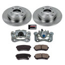 PowerStop OE Stock Replacement Low-Dust Ceramic Brake Pad, Rotor and Caliper Kit