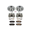 PowerStop OE Stock Replacement Low-Dust Ceramic Brake Pad, Rotor and Caliper Kit