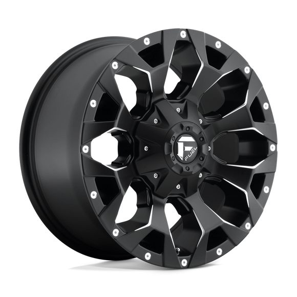 17x8.5 Fuel Off-Road D546 Assault Matte Black Milled 6x135 ET25 CB106.1 Wheel