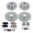 PowerStop Z23 Daily Driver Carbon-Fiber Ceramic Brake Pad and Drilled & Slotted