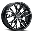 18x8 Kalon Scout-107 Gloss Black Machined Wheel 5x112 ET38 CB66.56