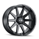 18x9 Ion 143 Matte Black 8x180 ET25 CB124.1 Wheel Rim