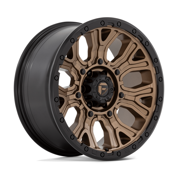 20x9 Fuel Off-Road D826 Traction Matte Bronze with Black Ring 6x135 ET1 Wheel