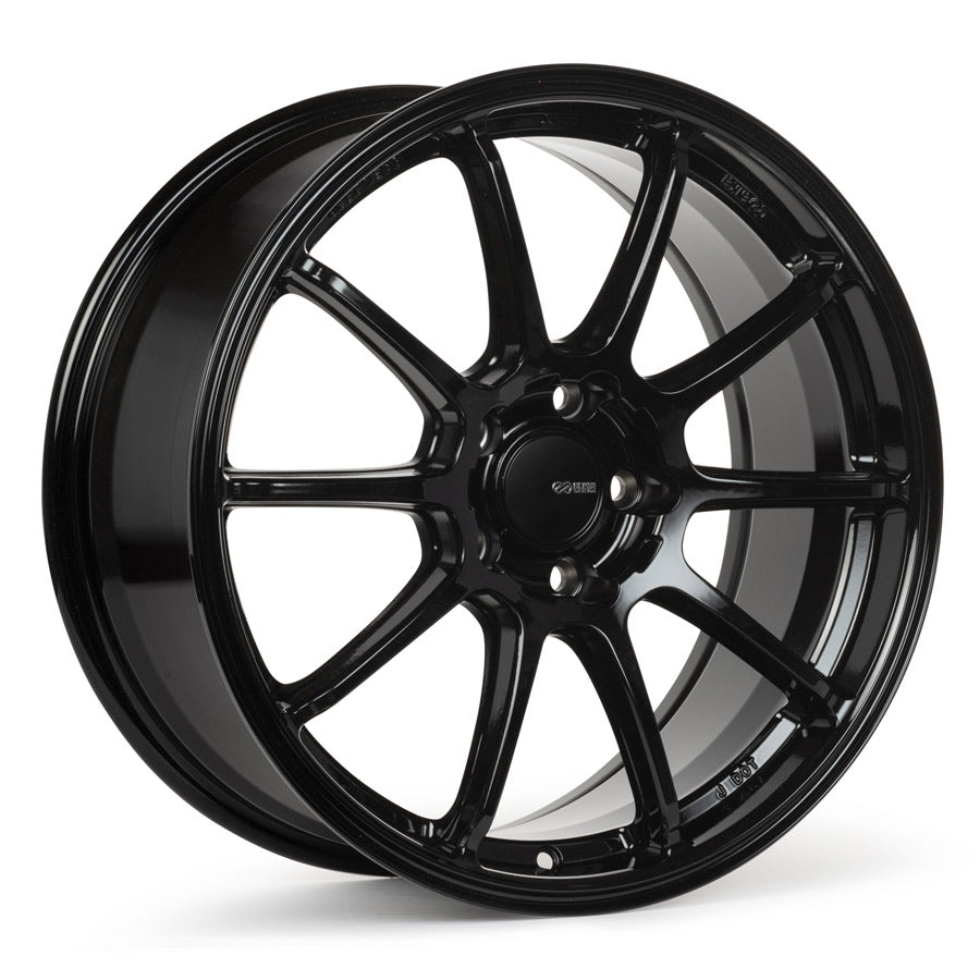 17x8 Enkei Triumph Gloss Black 5x114.3 5x4.5 ET40 Wheel Rim