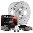 PowerStop Z23 Daily Driver Carbon-Fiber Ceramic Brake Pad and Drilled & Slotted