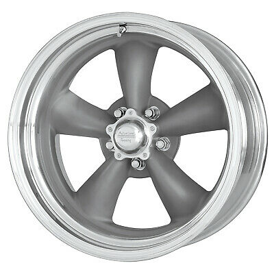 18x10 American Racing Classic Torq Thrust II 1 Pc Gray Wheel 5X120.7 18-10