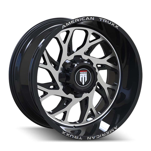 20x12 American Truxx AT1913 Destiny Black 6x135 6x139.7 6x5.5 ET-44 Wheel