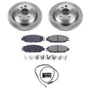 PowerStop OE Stock Replacement Low-Dust Ceramic Brake Pad and Rotor Kit