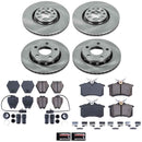PowerStop OE Stock Replacement Low-Dust Ceramic Brake Pad and Rotor Kit