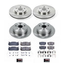 PowerStop OE Stock Replacement Low-Dust Ceramic Brake Pad and Rotor Kit