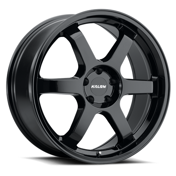 18x8 Kalon Wheels Suzuka-106 Gloss Black Wheel 5x120 ET38 CB73