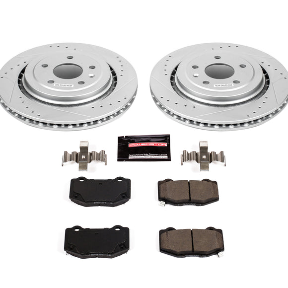 PowerStop Z23 Daily Driver Carbon-Fiber Ceramic Brake Pad and Drilled & Slotted