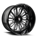 24x14 American Truxx AT1916 Butcher Black Milled 8x170 ET-76 Wheel Rim