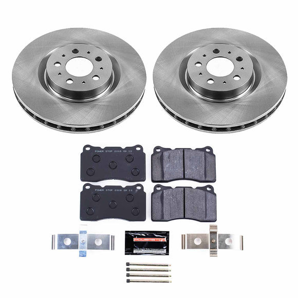 PowerStop Track Day High-Performance Brake Pad and Rotor Kit
