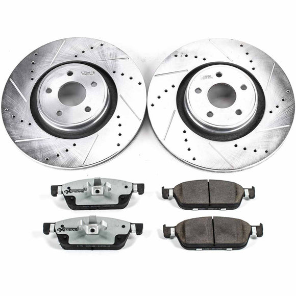 PowerStop Z26 Street Performance Ceramic Brake Pad and Drilled & Slotted Rotor K