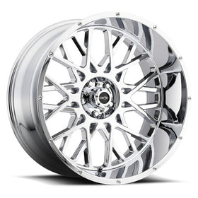 18x9 Vision 412 Rocker Chrome Wheel 6x135 ET12 CB87.1