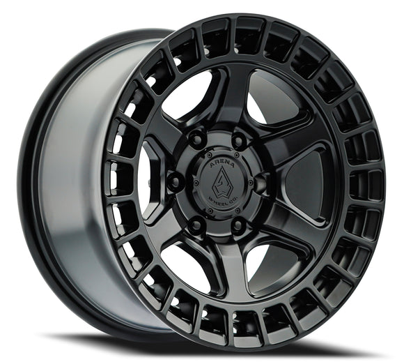 17x9 Arena Wheel Torque Satin Black Wheel 6x135 ET-12 CB87.12