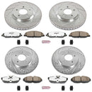 PowerStop Z26 Street Performance Ceramic Brake Pad and Drilled & Slotted Rotor K