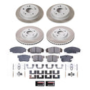 PowerStop Semi-Coated Rotor and Low-Dust Ceramic Brake Pad Kit