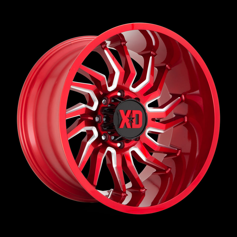 22X10 XD XD858 TENSION Candy Red Milled 6X139.7 ET-18 wheel/rim