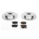 PowerStop Z23 Daily Driver Carbon-Fiber Ceramic Brake Pad and Drilled & Slotted