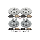PowerStop OE Stock Replacement Low-Dust Ceramic Brake Pad and Rotor Kit