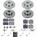 PowerStop OE Stock Replacement Low-Dust Ceramic Brake Pad and Rotor Kit