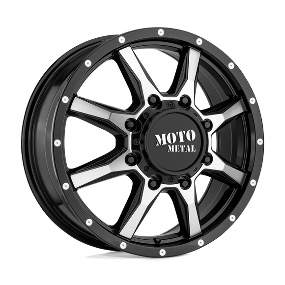 20X8.25 Moto Metal MO995 Gloss Black Machined - Front 8X210 ET127 wheel/rim